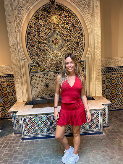 Scarlett Pleated Skort