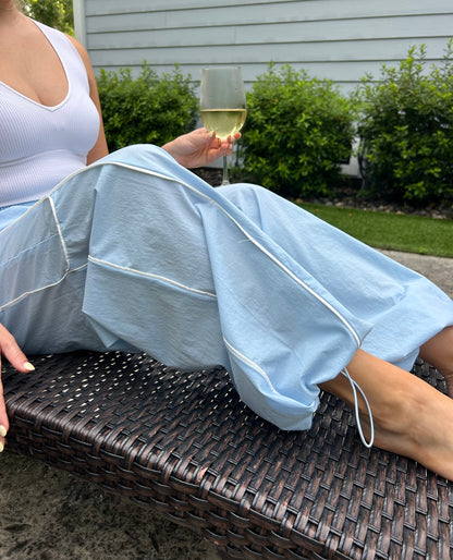 Powder Blue Track Pant